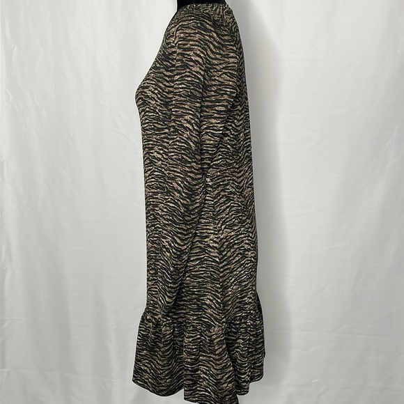 Michael Kors (Michael) Animal Print Ruffled Dress | Size S - Picture 2 of 6
